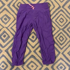 Purple Cropped Ivivva Dance Pants (lululemon)